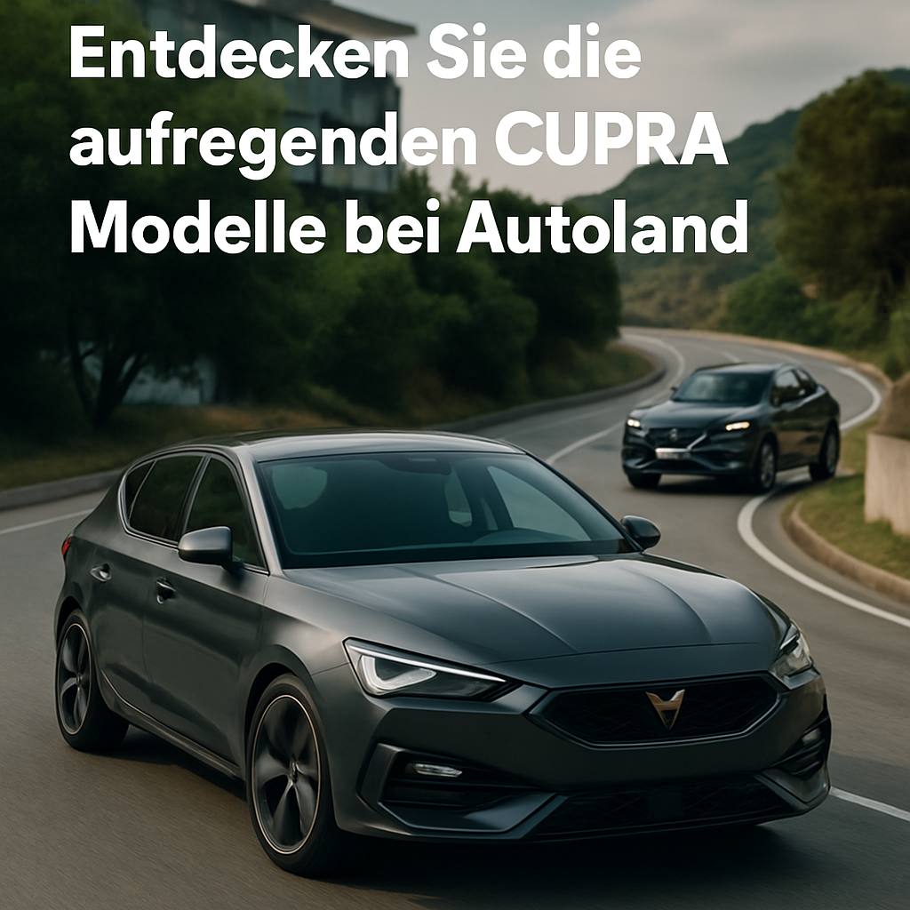 Entdecken Sie die aufregenden Cupra Modelle bei Autoland